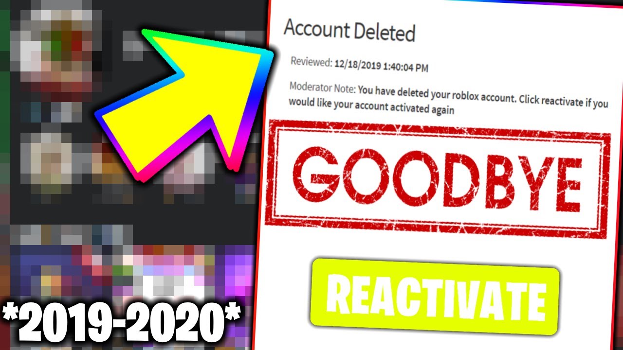 Deleting your Roblox Account in 10 - The Fuse Joplin